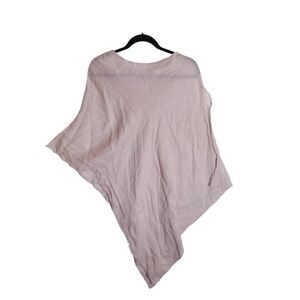 Crown Linen Designs Pink Linen Shawl One Size